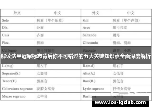 解读法甲冠军标志背后你不可错过的五大关键知识点全面深度解析
